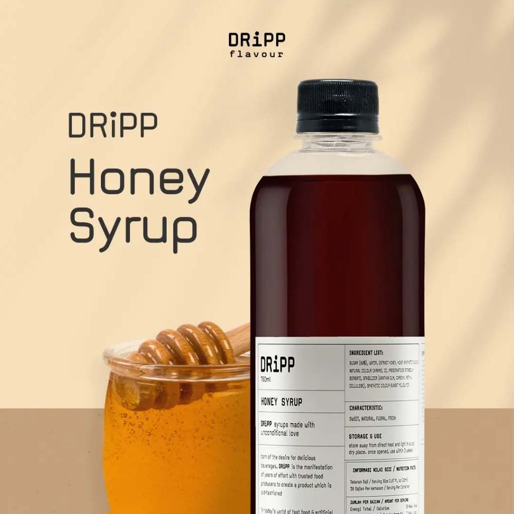 

Dripp Syrup rasa Honey 760 ml