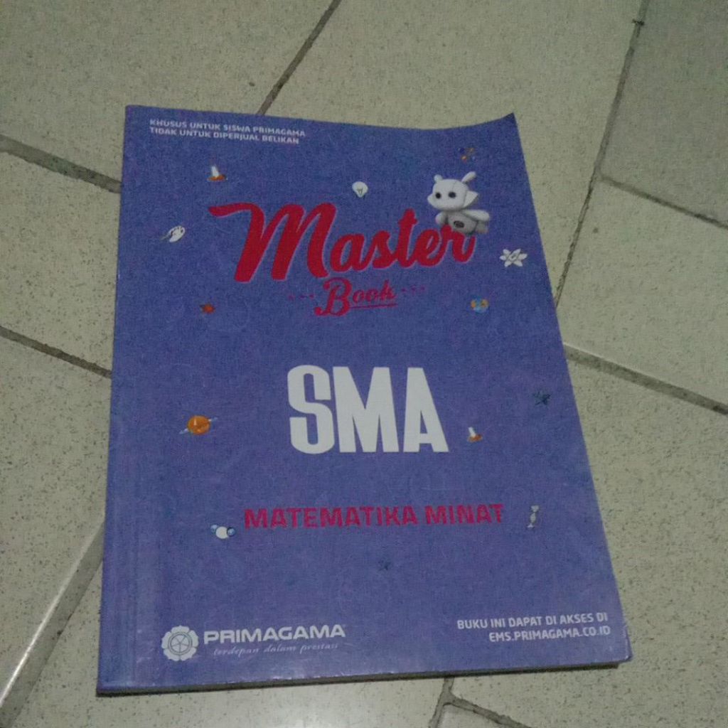 BUKU MASTER BOOK SMA MATEMATIKA MINAT
