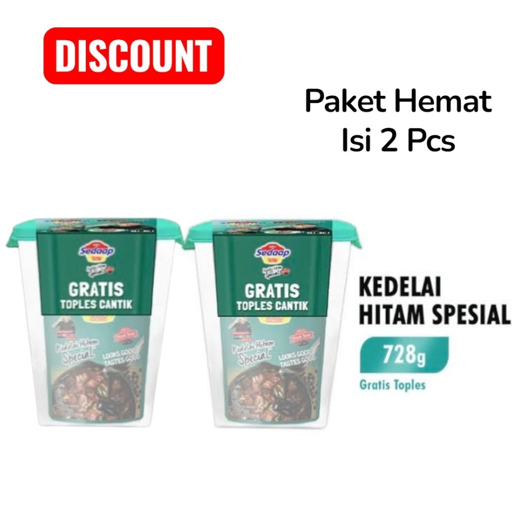 

❤ Paket Hemat Isi 2 Pcs ❤ Kecap Sedapp Free Toples cantik 728 Gr
