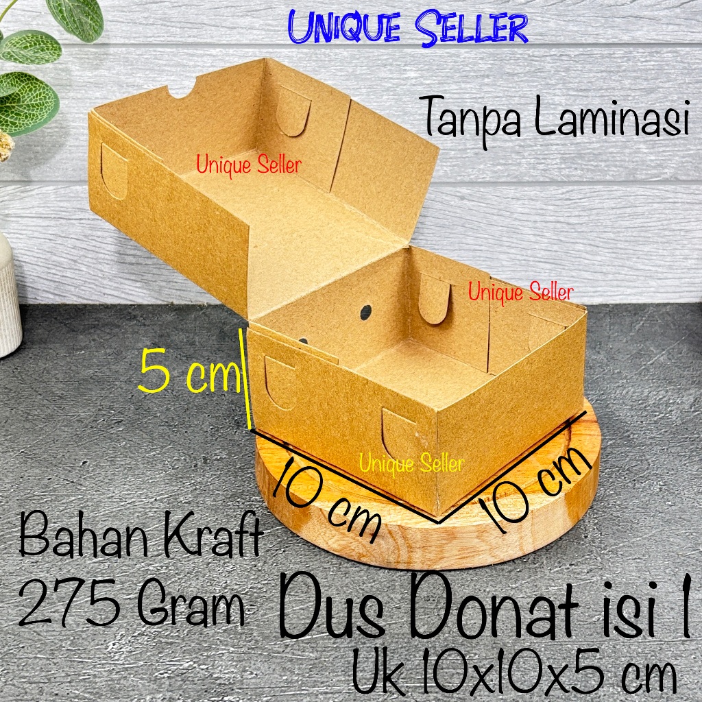

Dus Donat isi 1 Uk 10x10x5 KRAFT 275 Gram / Dus Box Kotak Dos Hampers 10x10x5 KRAFT 275 Gsm / Dus Box Kotak Packing Olshop 10x10 x 5 / Dus Box Kotak Donat Burger Hamburger Uk 10 x 10 x 5 / Dus Box Kotak Donat Burger Hamburger