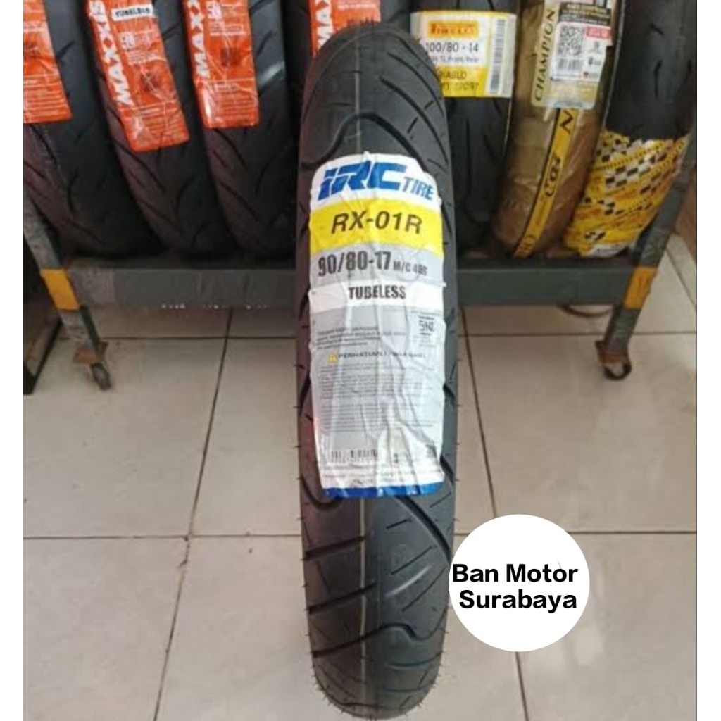 Ban Motor IRC 90/80-17 RX01 R Tubeless