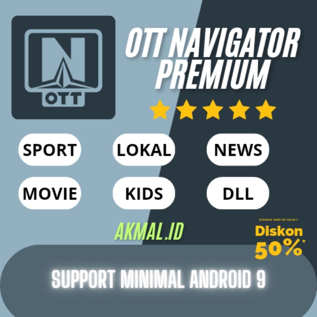 Playlist Premium OTT PLAYER AKMAL.ID
