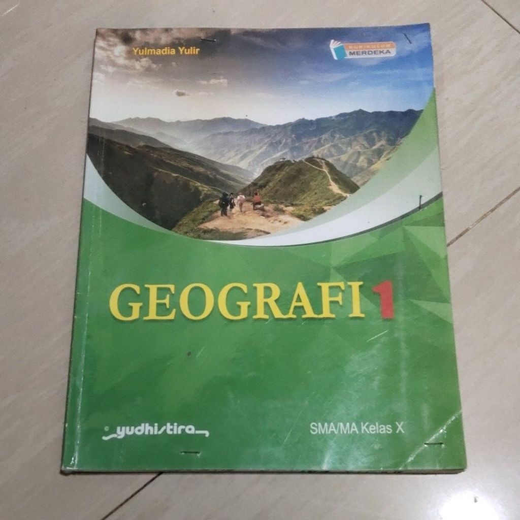 BUKU ORI BUKU GEOGRAFI SMA KELAS X/1/10 PENERBIT YUDHISTIRA KURIKULUM MERDEKA