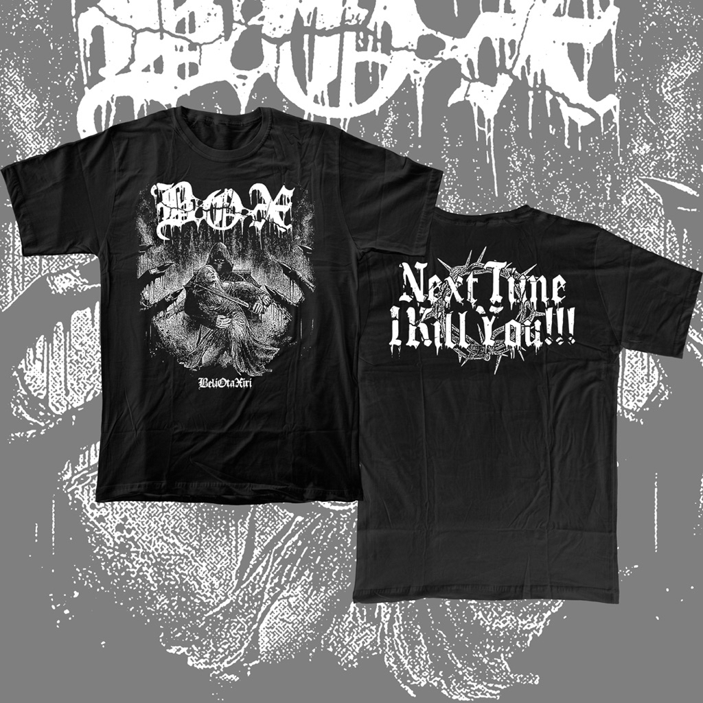 tshirt Next Time I Kill You  | HITAM