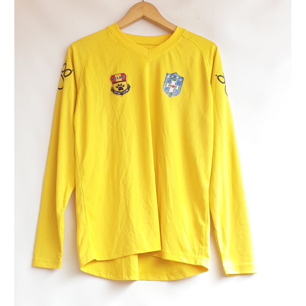 ♡ Jersey Sepak Bola Retro Vintage Kuning Home Brazil Shirt Sport Futsal KELME FCWK Wonkwang Player V