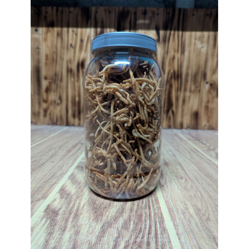 

stik mie kemasan toples 2000ml pedas dan original gurih renyah bisa cod