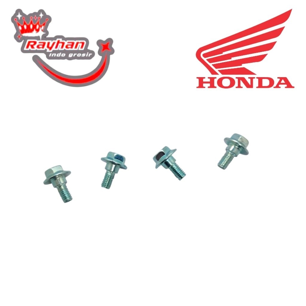 4pcs baut spakbor depan honda crf 150 original..
