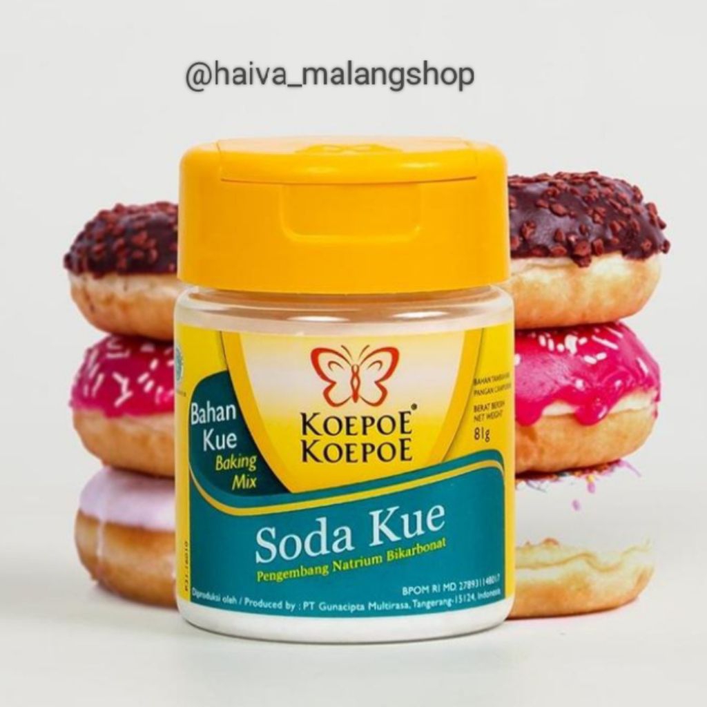 

Soda Kue Koepoe - Pengembang roti - Kopoe - Soda Kue 81gram - Pengembang Roti - Soda
