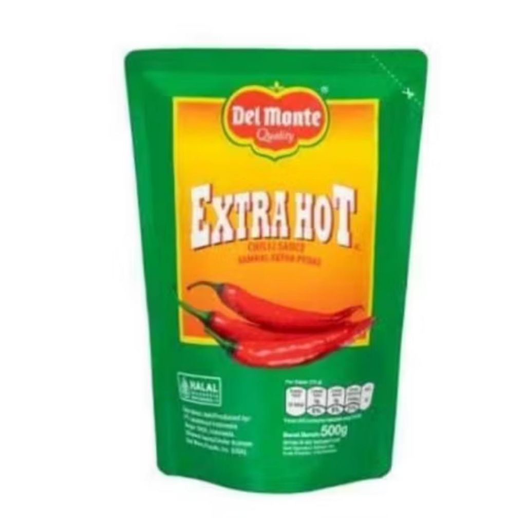 

Saus Extra Pedas Hot Chilli sauce Del Monte Quality 500g