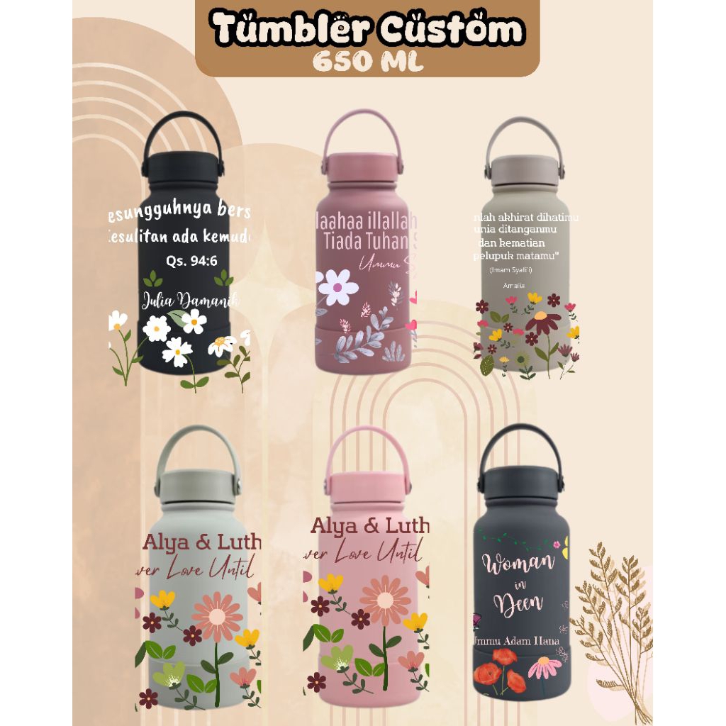 Tumbler custom | Aisy Tumbler | tumbler lucu | tumbler estetik | tumblerviral