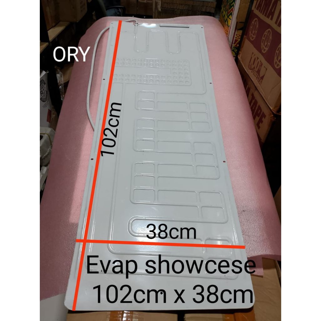 evap kulkas showcase Aqua 102x38cm