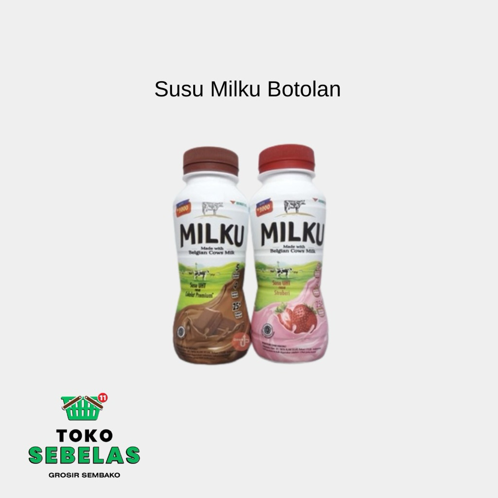 

Milku Susu UHT 250 ml (1 Pak isi 12btl )