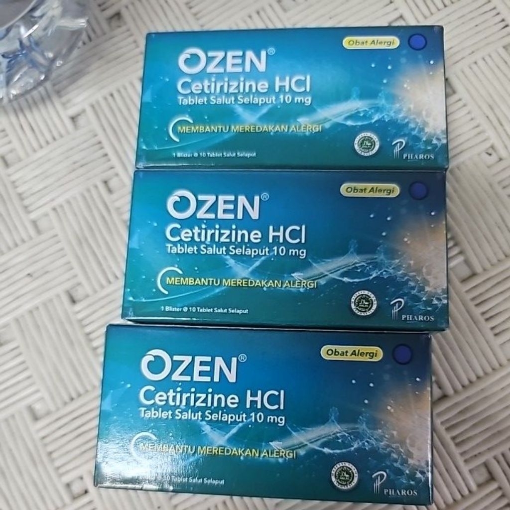ozen obat alergi 1box 10 tablet