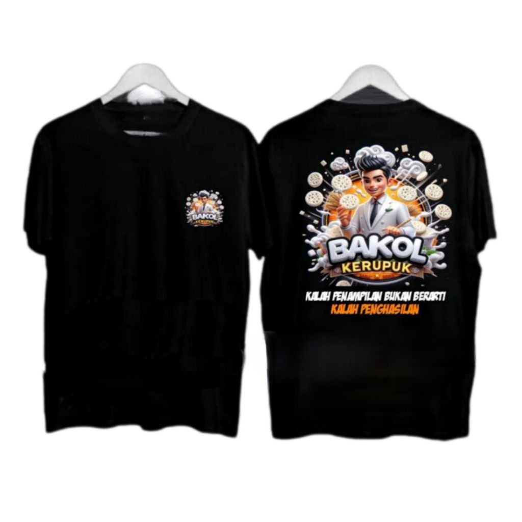 KAOS TSHIRT BAKOL KERUPUK//KAOS KANG KERUPUK
