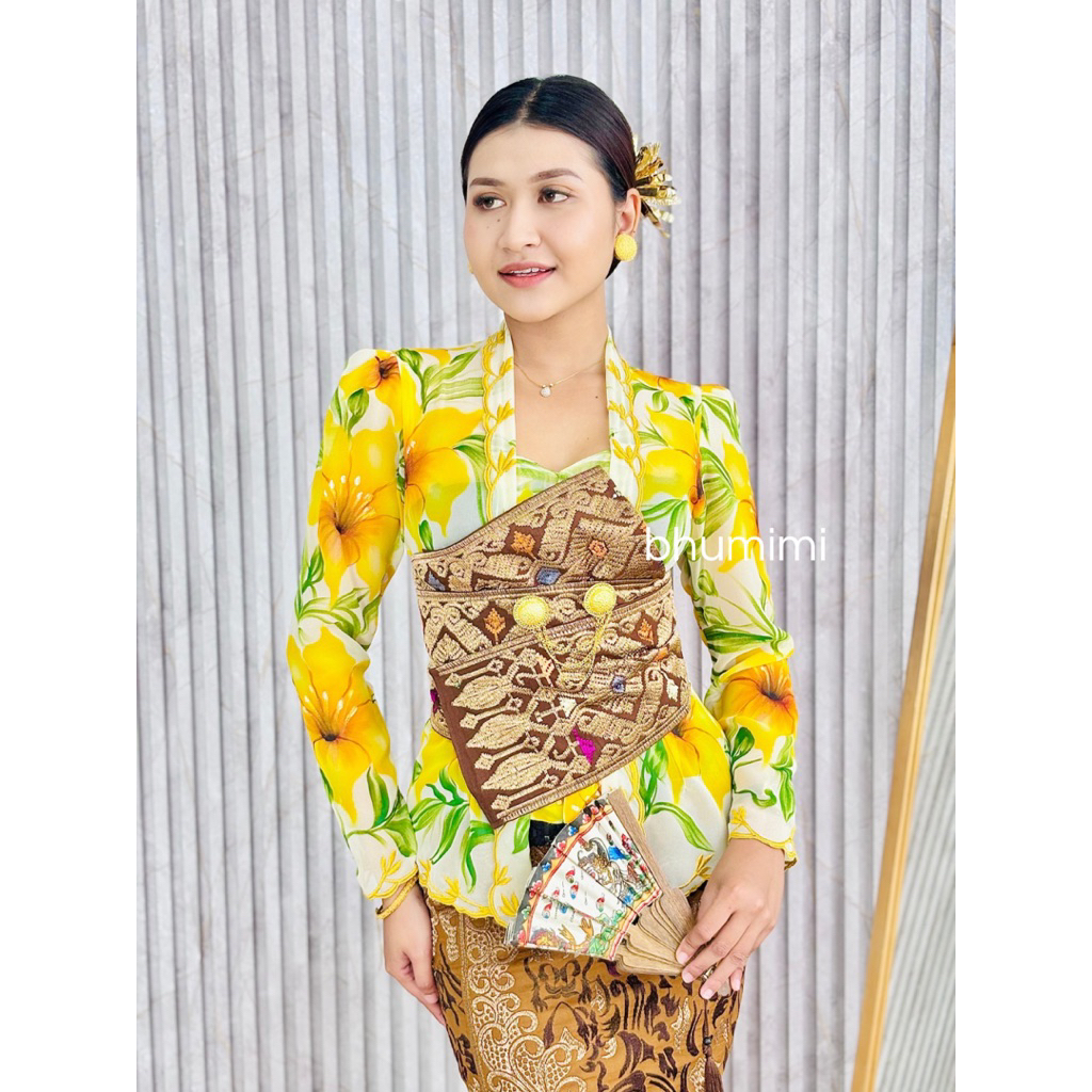 Kebaya jadi lukis premium/kebaya jadi lukis