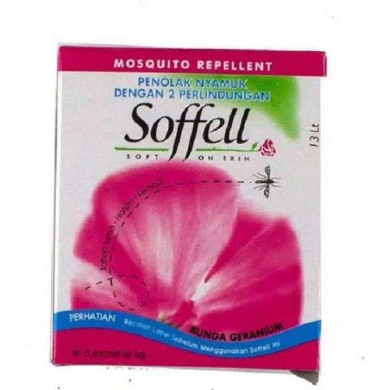 Sofell Soffell / Sofel Sachet lotion obat anti nyamuk