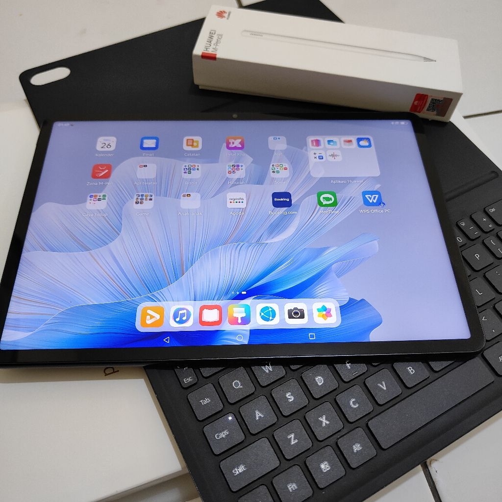 huawei matepad air 8/128g fullset keyboard+pen ori second