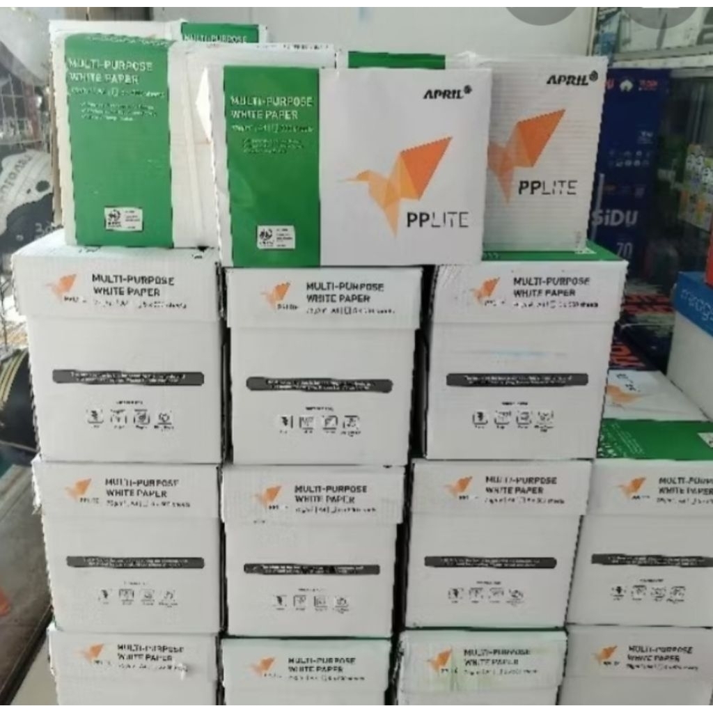 

Kertas Hvs Pplite A4 75 gram (1 dus isi 5 rim )