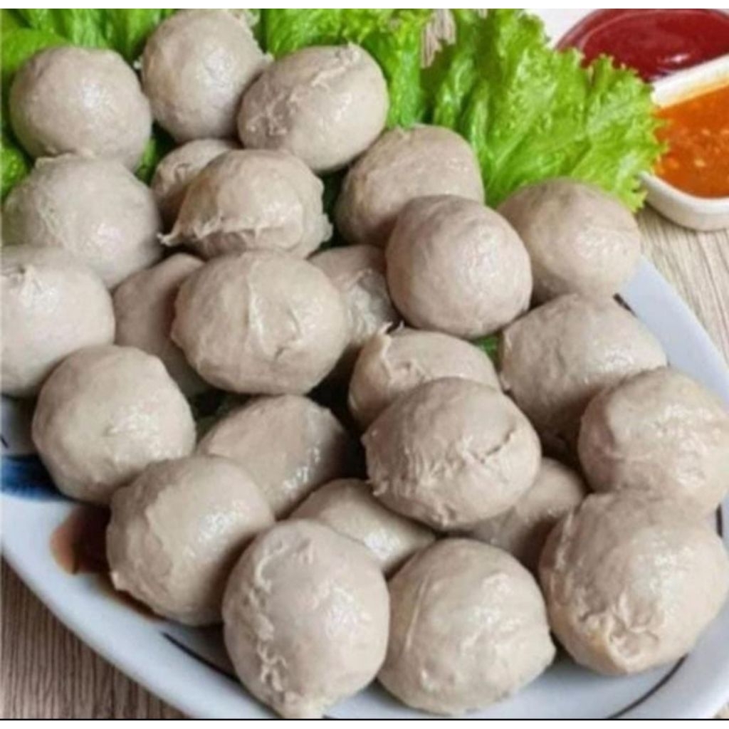 

Bakso daging kerikil isi 50pcs asli daging olahan ayam dan sapi