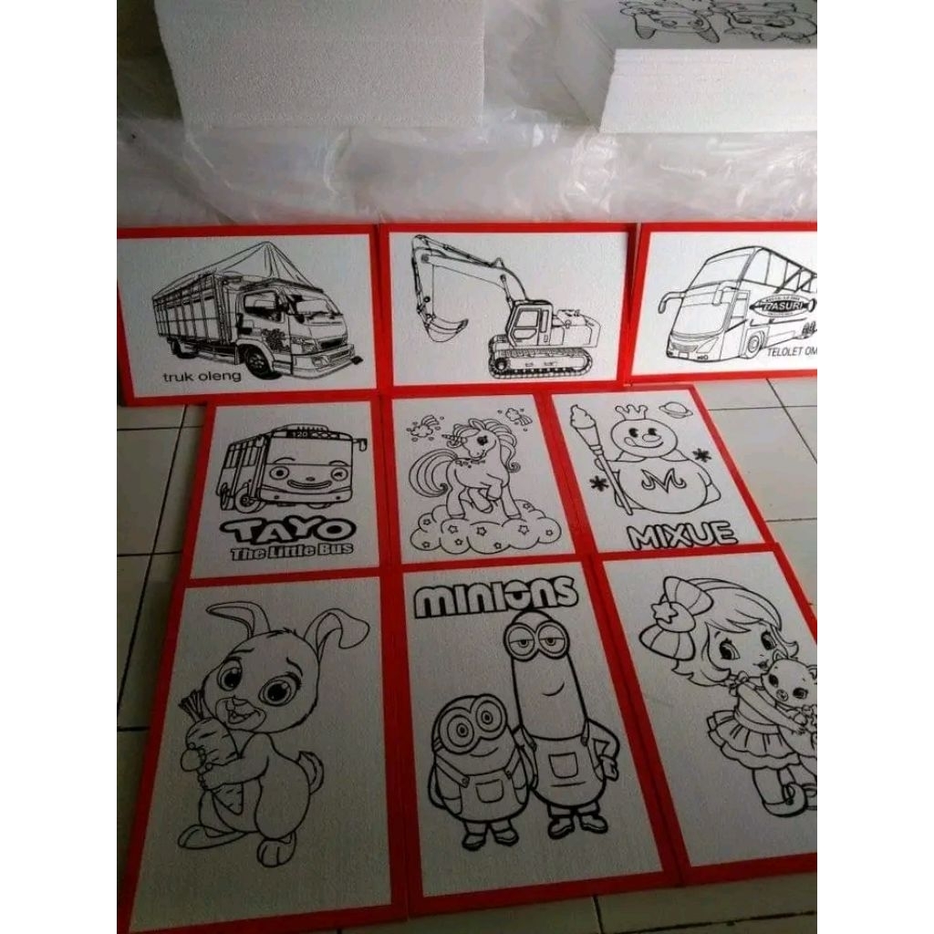 

Styrofoam lukisan anak