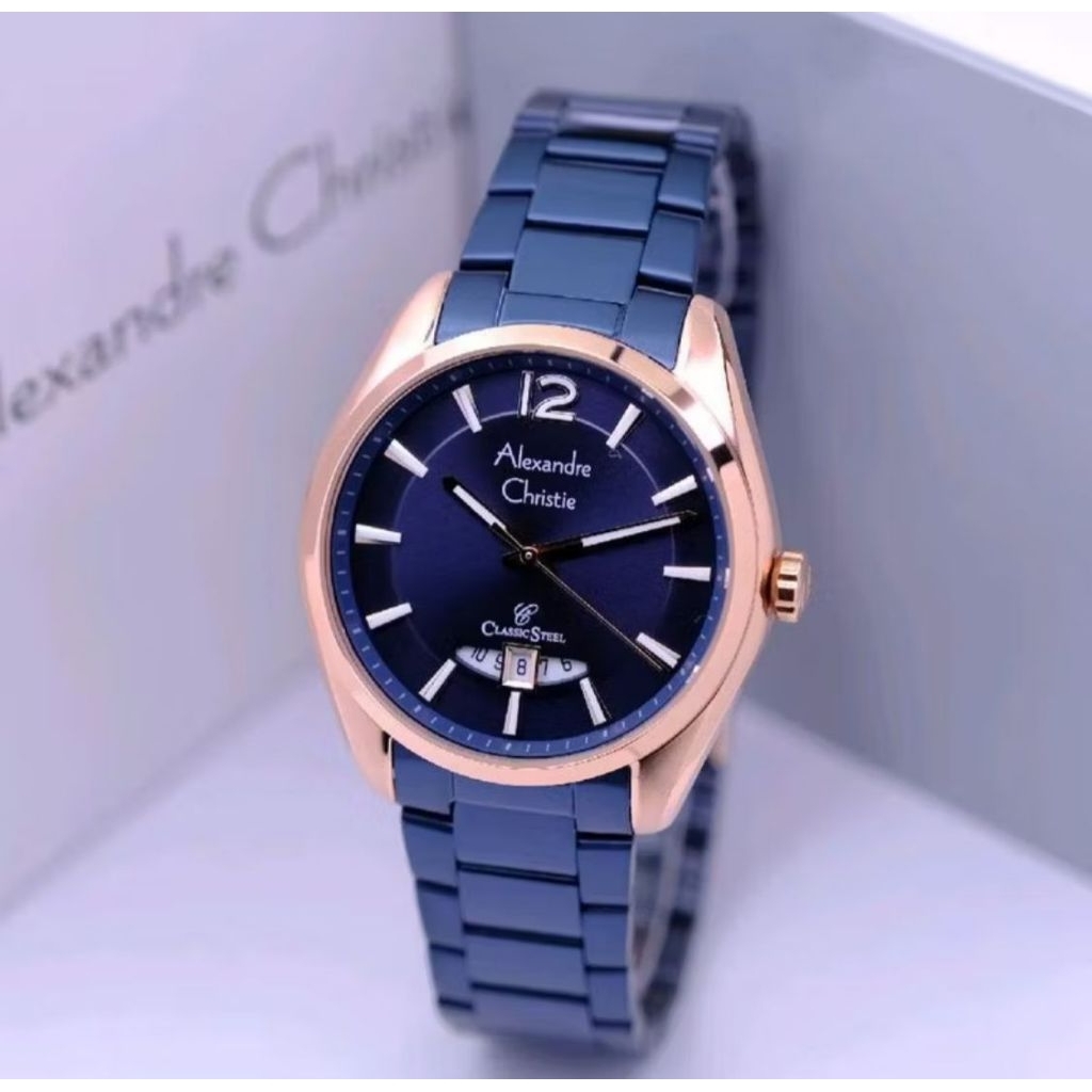 Jam Tangan Alexandre Christie Classic Steel AC 8679 A