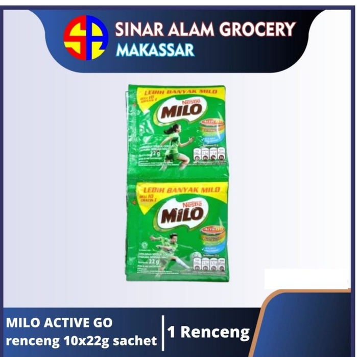 

MILO ACTIVE GO renceng 10x22g sachet