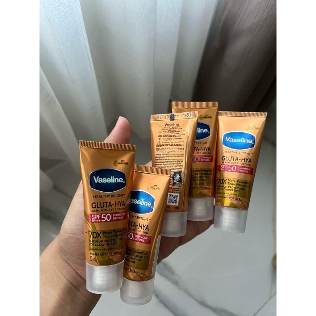 Vaseline Gluta Hya Serum Burst Lotion 20ml - Murah Meriah Promo