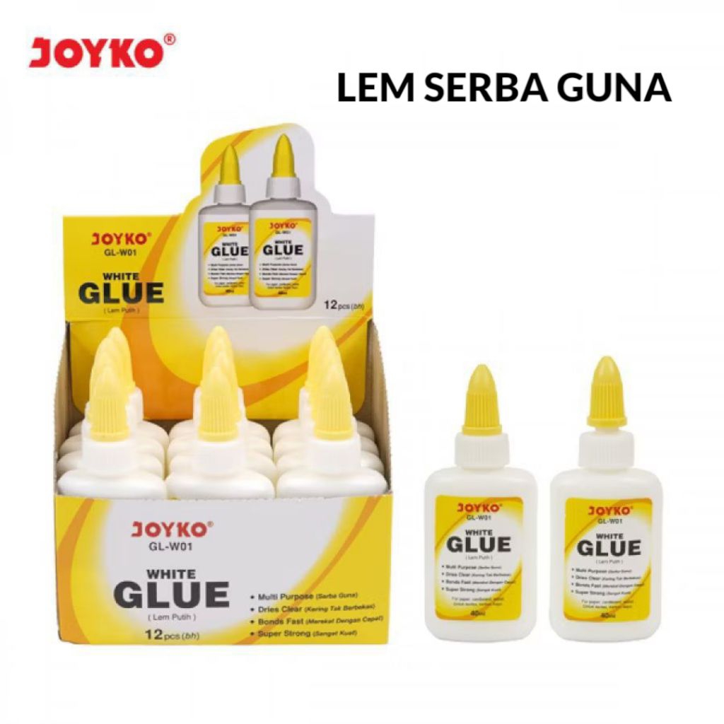 

LEM CAIR PUTIH JOYKO GL-W01 (PCS)