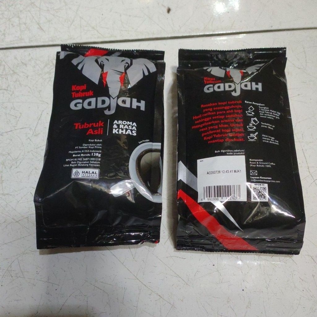 

kopi tubruk gajah 138 g