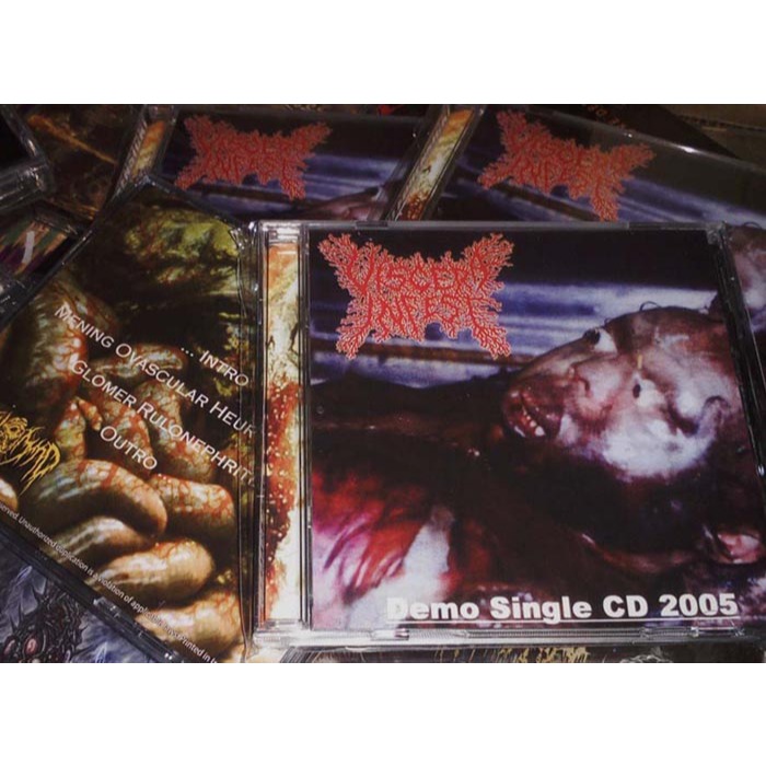 CD – VISCERA INFEST – Demo Single CD 2005 (Version 1 & 2)