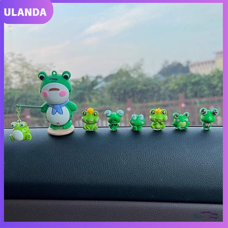 Hiasan Dashboard Mobil: Ornament Katak Lucu untuk Interior dan Layar Kendaraan Accessories Interior 
