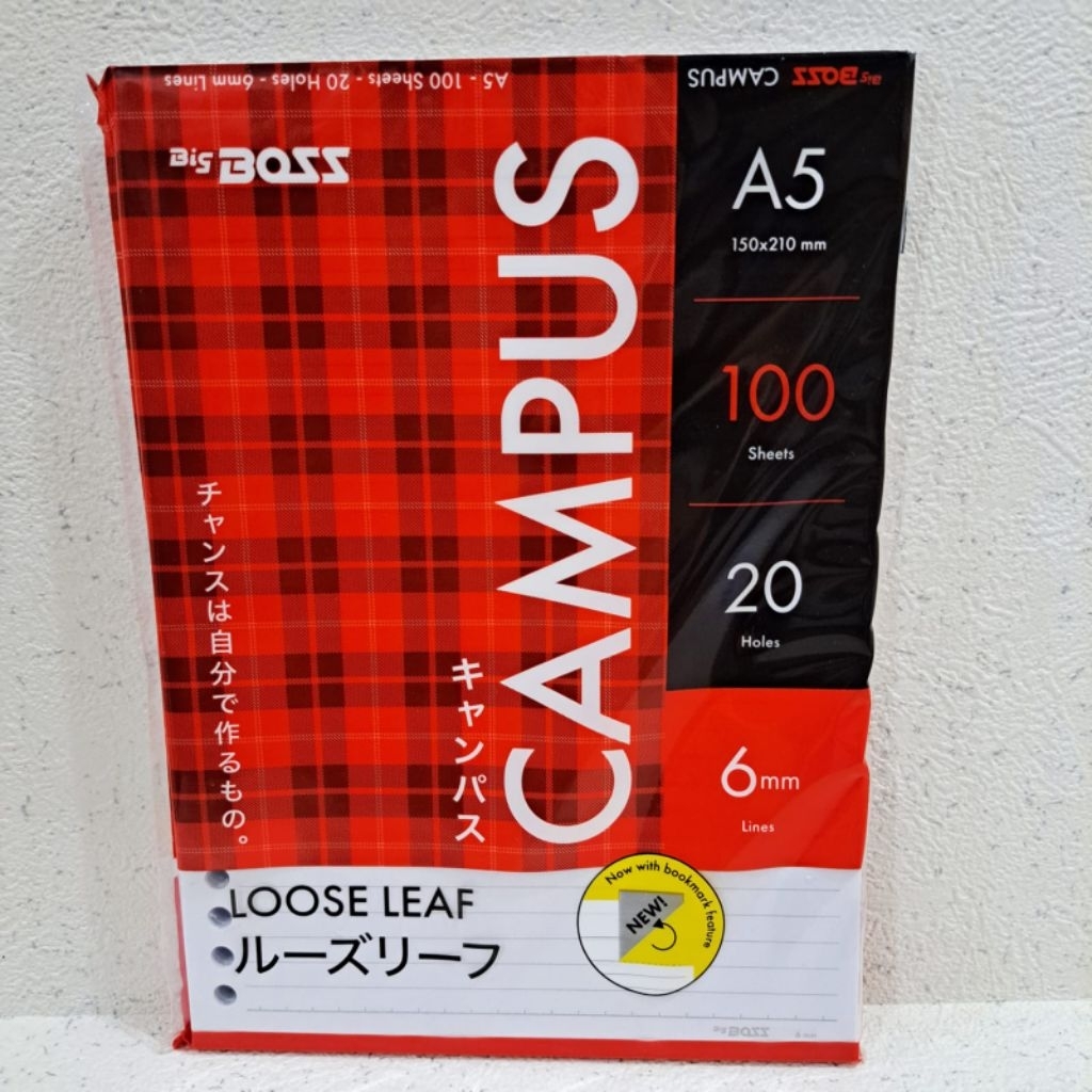 

Loose Leaf Big Boss A5 100 lembar