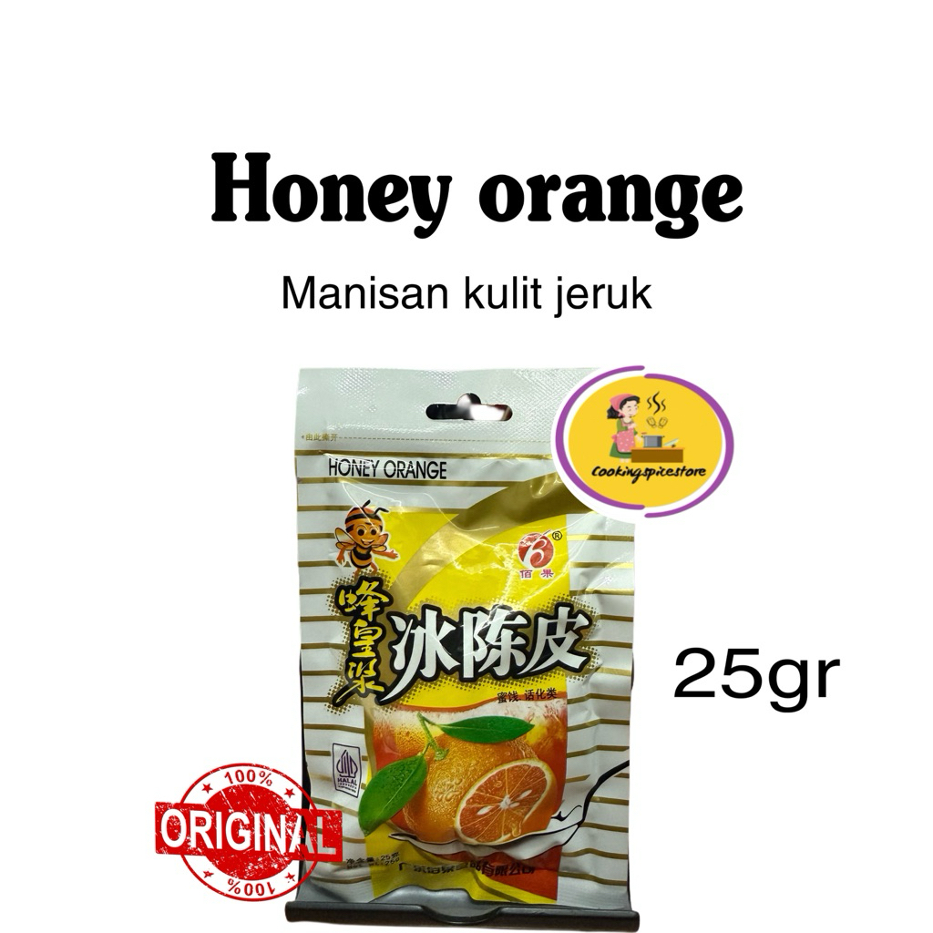 

Bai Guo Honey Orange Manisan kulit Jeruk 25gr