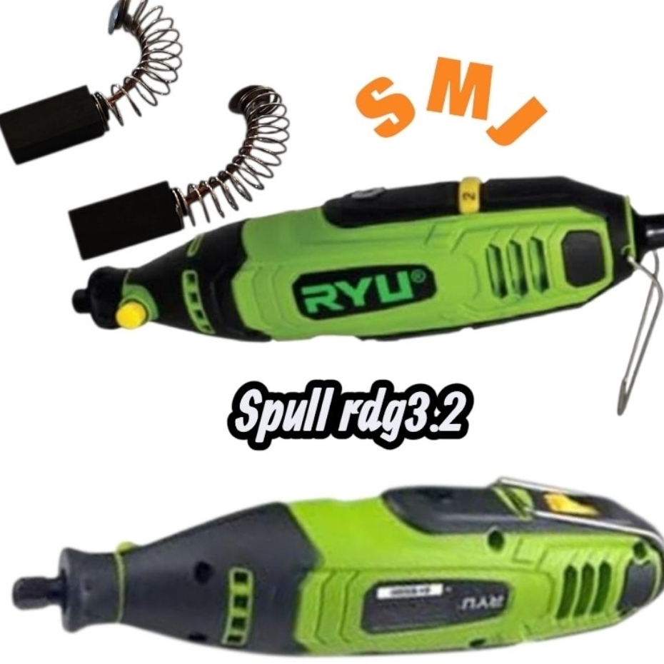karbon brush mesin ryu rdg3.2 carbon brush die grinder ryu rdg3.2 spull bor botol ryu rdg3.2 areng b