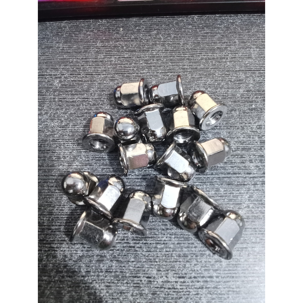 Mur Topi M8 tinggi {mur topi baut 12}