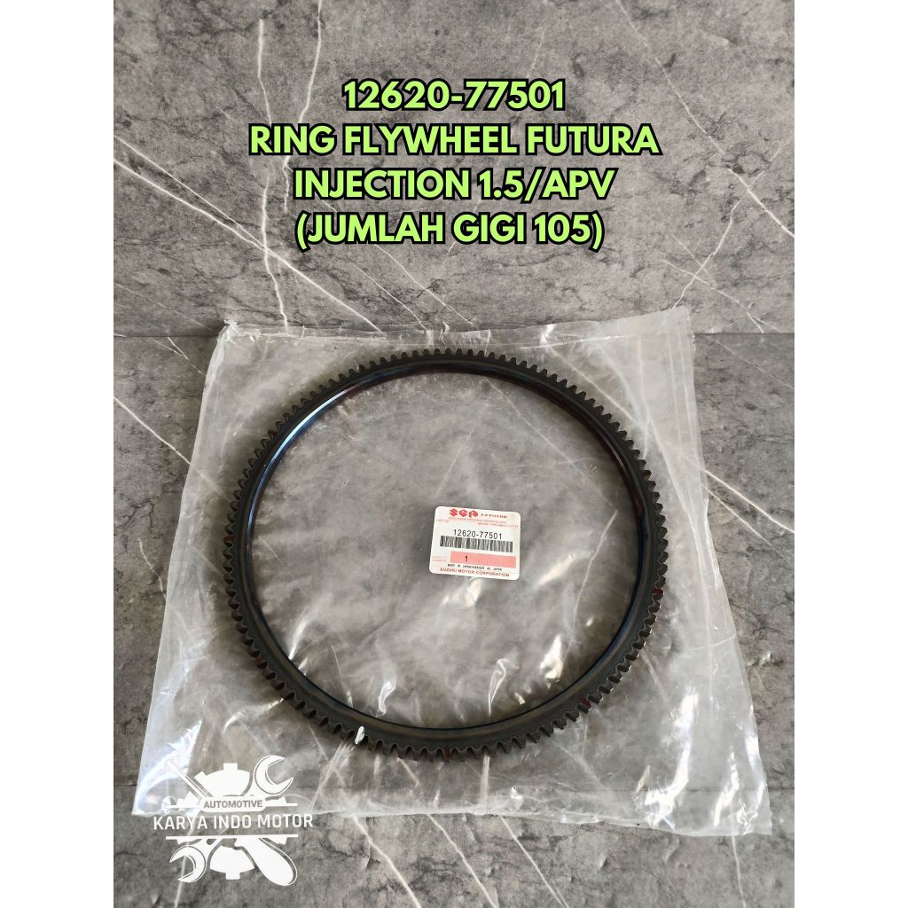 FLY WHEEL RING GEAR - RODA GILA - GIGI GENDENG SUZUKI FUTURA INJECTION 1.5 1500CC / APV 12620-77501 