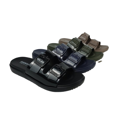 LUOFU Sendal Kokop Ban Dua Gesper E7188-6WP [a01]