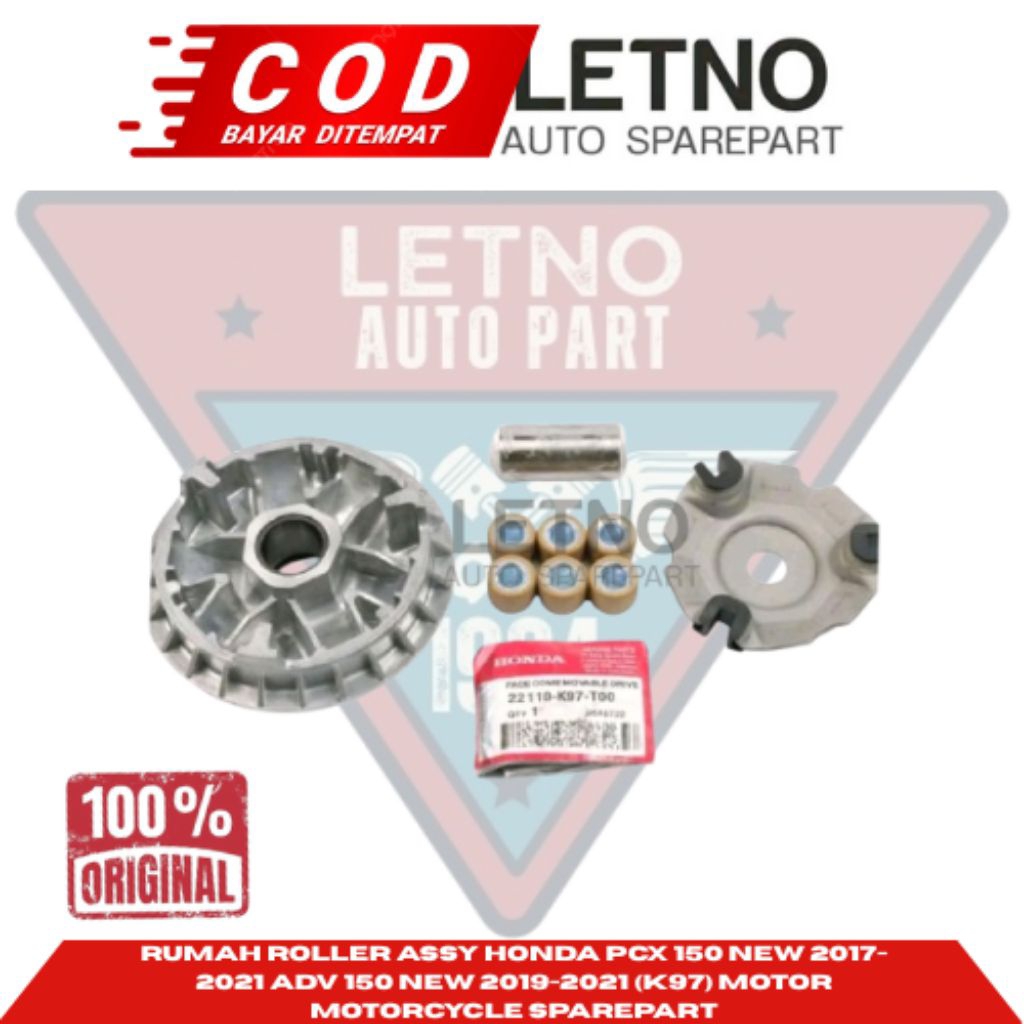 RUMAH ROLLER ASSY HONDA PCX 150 NEW 2017-2021 ADV 150 NEW 2019-2021 (K97)