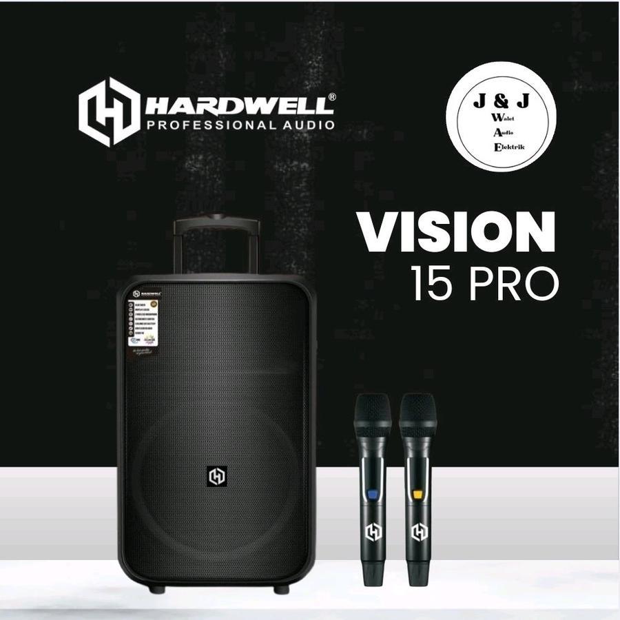 SPEAKER PORTABLE HARDWELL VISION 15PRO SPEAKER AKTIF HARDWELL 15 INCH
