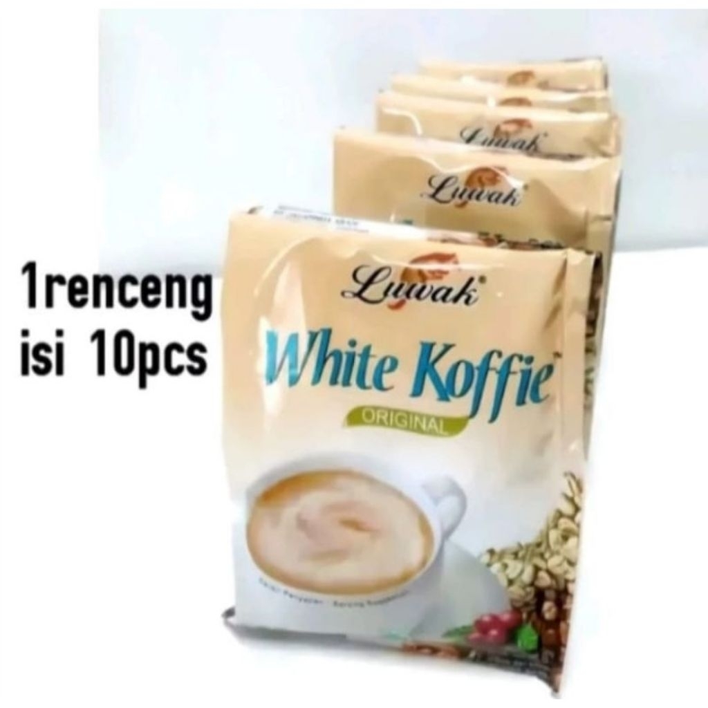 

kopi luwak white koffie original 1 renceng isi 10