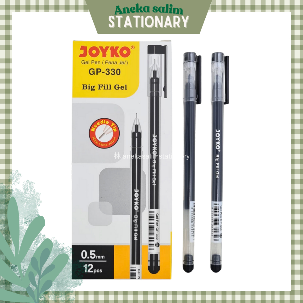 

Anekasalim - Pena Joyko GP-330 Big Fill Gel 0.5mm Isi 12 Pcs