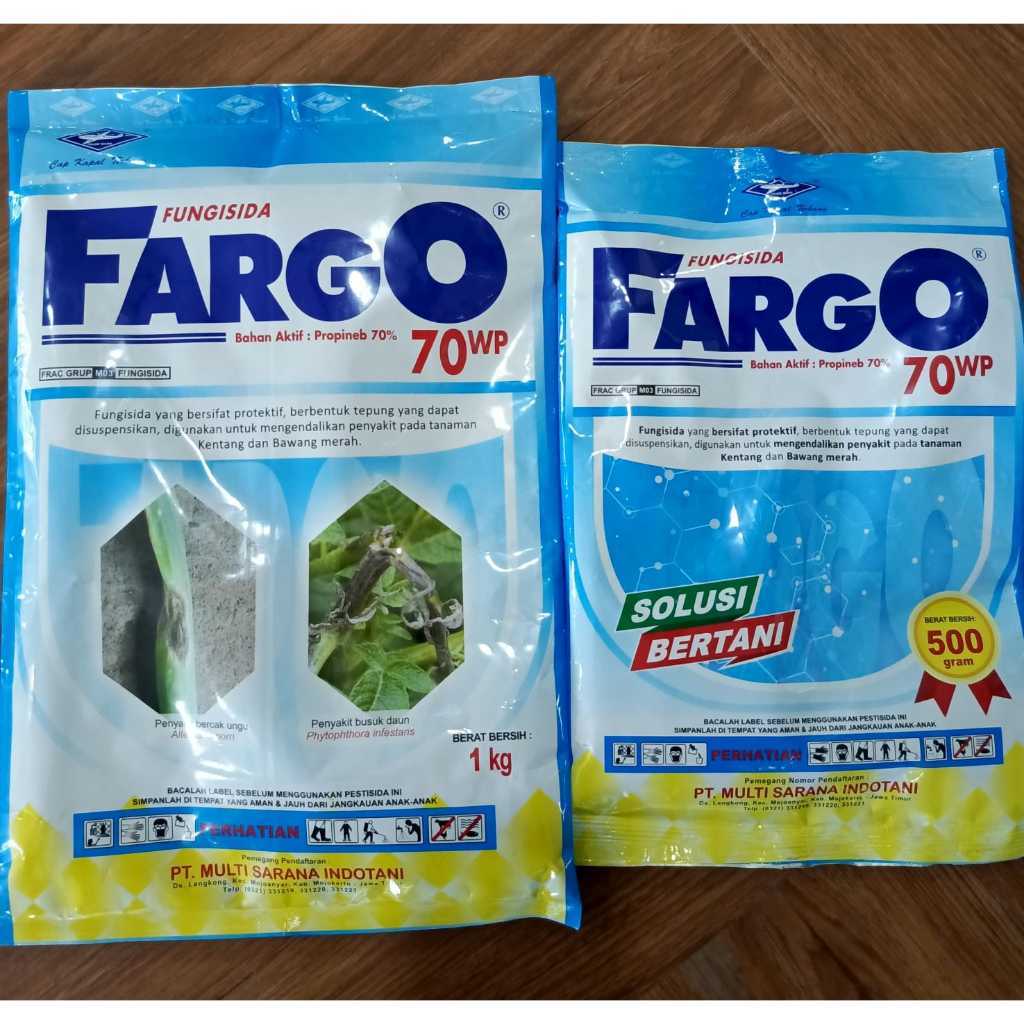 Fungisida FARGO 70WP Bahan Aktif Propineb 70 WP