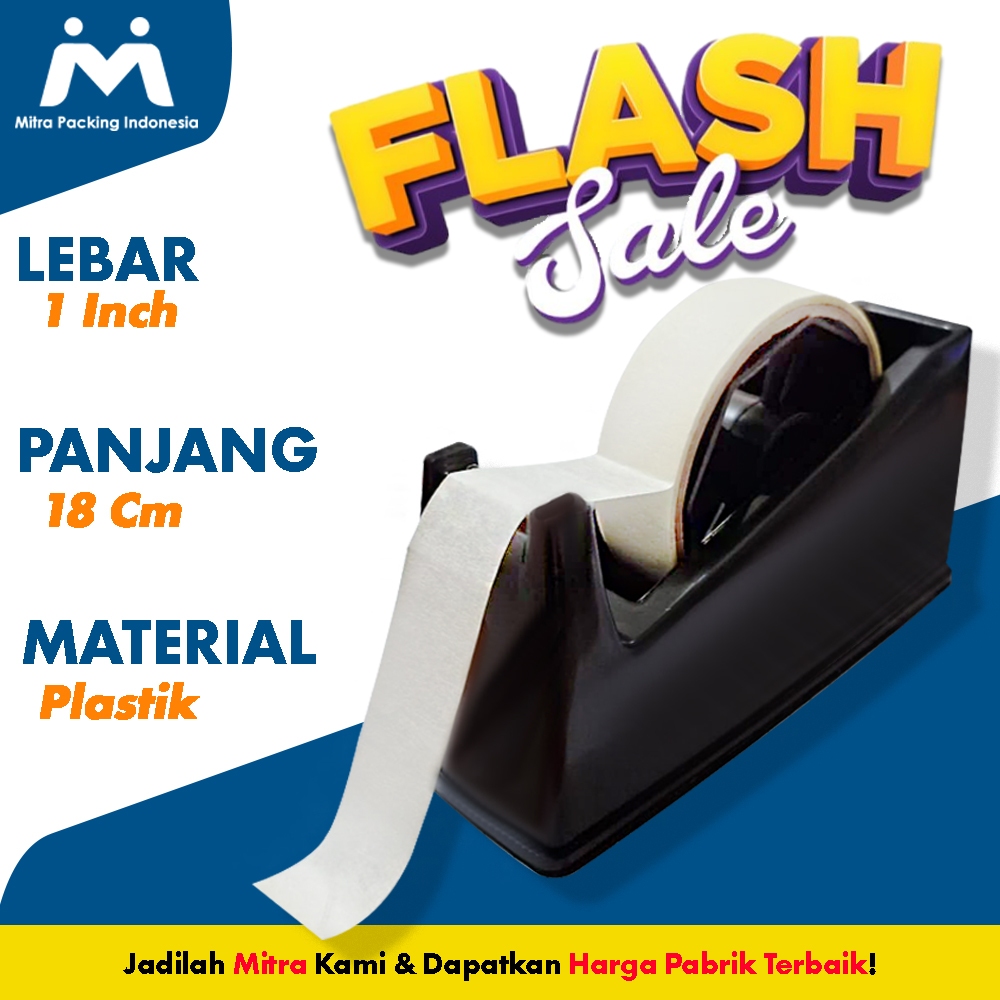 

DISPENSER ISOLASI LAKBAN 1 INCH / TEMPAT LAKBAN 1 INCH - Mitra Packing Indonesia