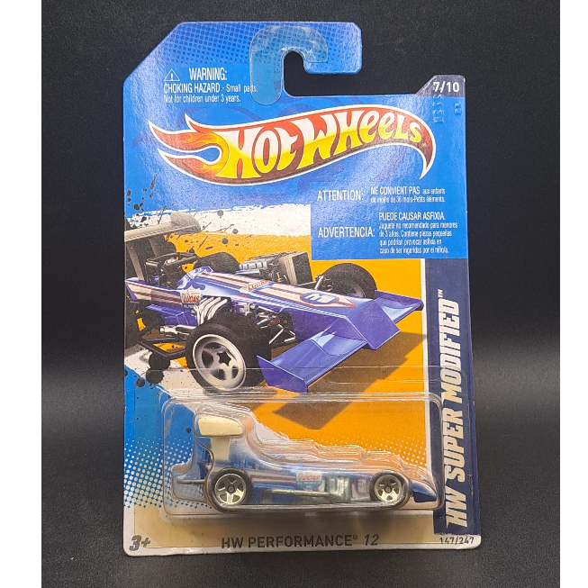 2012 Hot Wheels - Super Modified - Blue - Balap (B6)