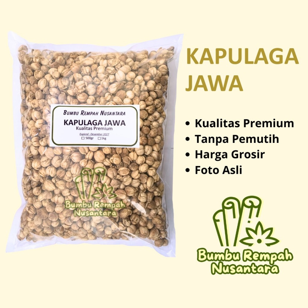 

Kapulaga jawa 500g 1kg - Rempah Asli Murni | BUMBU REMPAH NUSANTARA | Bumbu Dapur Nusantara Grosir Murah