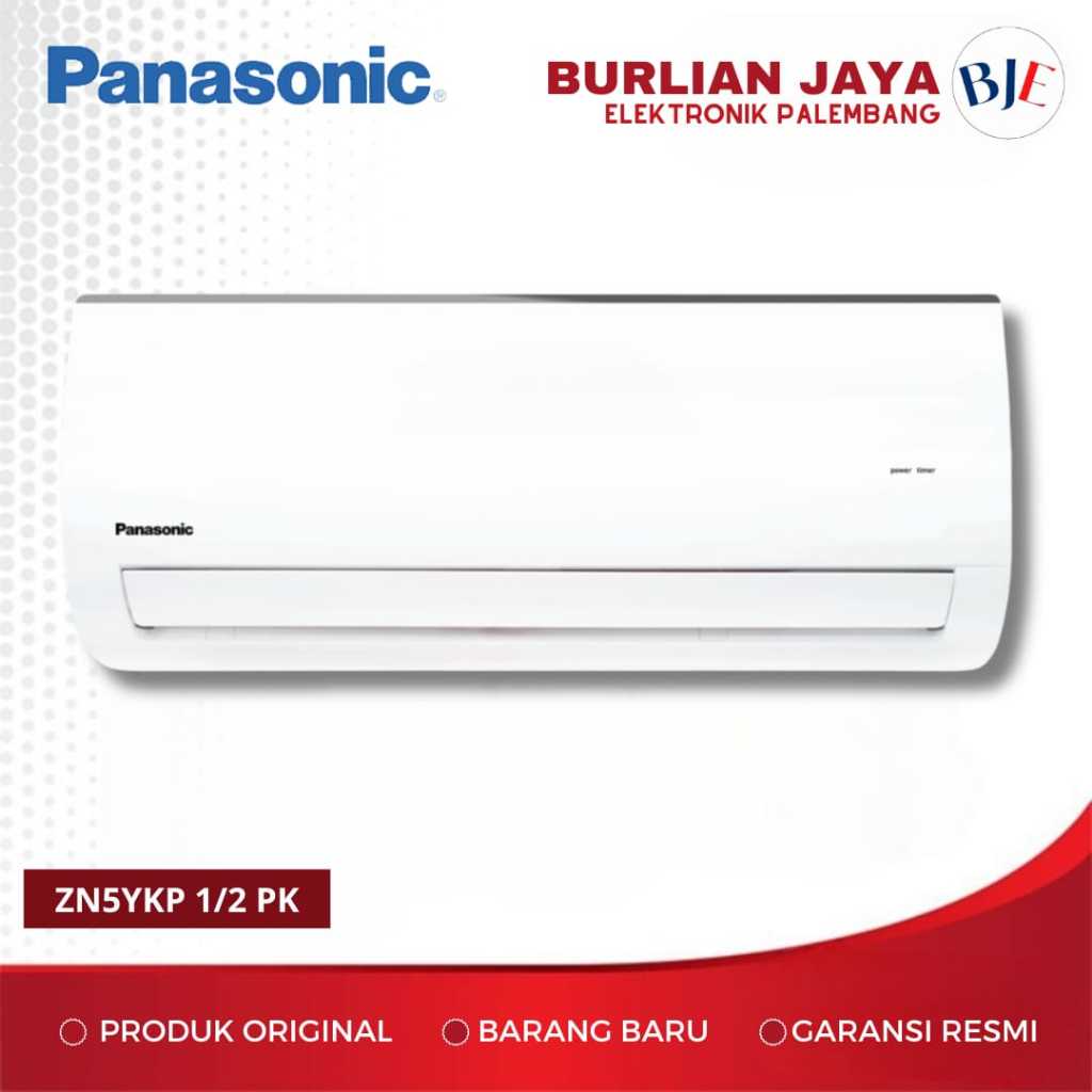 AC PANASONIC 1/2 PK ZN5YKP AIR CONDITIONER AC STANDARD PANASONIC + PASANG PALEMBANG