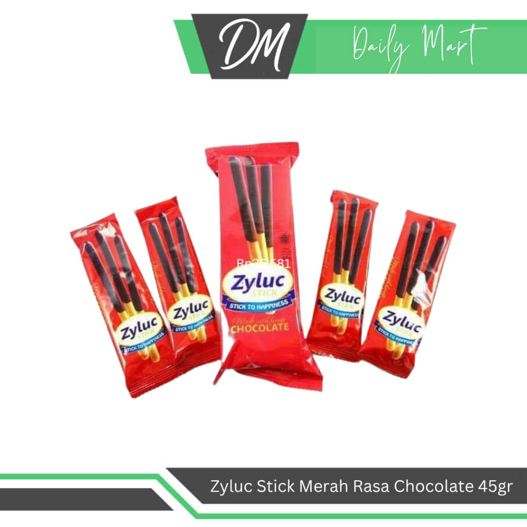 

Zyluc Stick Merah Rasa Coklat 45gr - Cemilan Enak Rasa Chocolate Enak Murah Original Bergizi