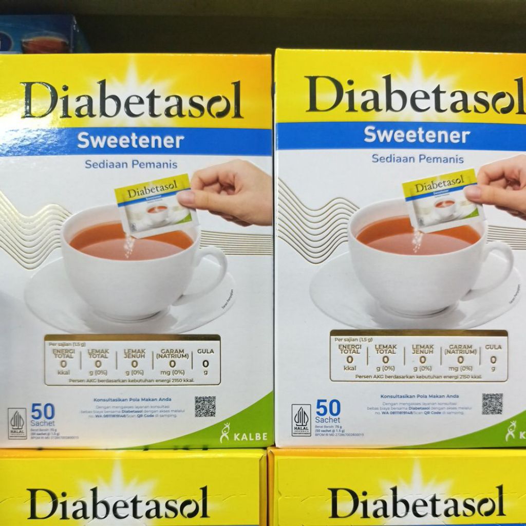 

Diabetasol Sweetener isi 50 sachet