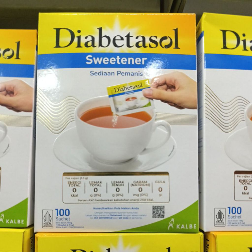 

Diabetasol Sweetener isi 100 sachet