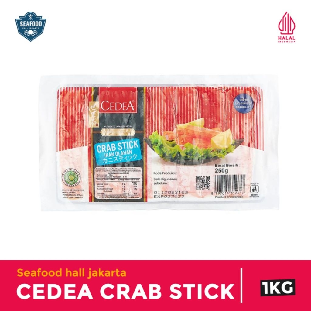 

CEDEA Crab Stick - Stik Kepiting Olahan 1pack